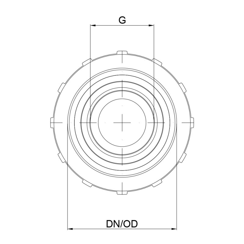Адаптер для присоединения слива конденсата POLO-KAL NG, 1/2" х 125 Poloplast 03718
