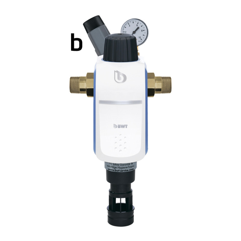 Фильтр R1 HWS с ручной обратной промывкой, с редуктором давления, 1 1/4" BWT 840371