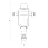 Фильтр R1 с ручной обратной промывкой, 3/4" BWT 840364